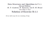 خرید و دانلود نسخه کامل کتاب [Soultion Manual] Data Structures and Algorithms in C++ (2nd Edition) – Pdf