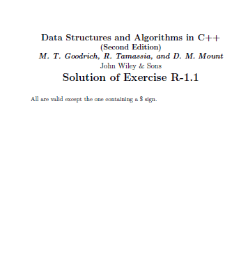خرید و دانلود نسخه کامل کتاب [Soultion Manual] Data Structures and Algorithms in C++ (2nd Edition) – Pdf