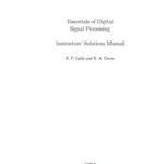 خرید و دانلود نسخه کامل کتاب [Soultion Manual] Essentials of Digital Signal Processing – Pdf