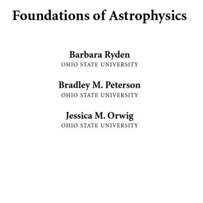 خرید و دانلود نسخه کامل کتاب [Soultion Manual] Foundations of Astrophysics – Pdf