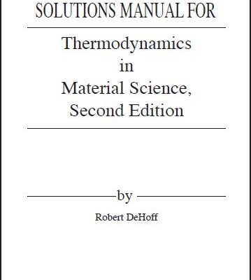 خرید و دانلود نسخه کامل کتاب [Soultion Manual + Resources] Thermodynamics in Materials Science (2nd edition) – Pdf
