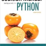 خرید و دانلود نسخه کامل کتاب [Soultion Manual] Starting Out with Python (4th Edition) – Pdf