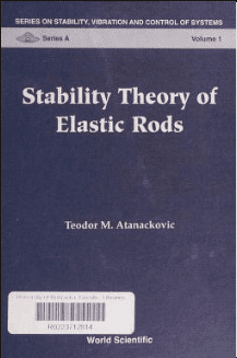 خرید و دانلود نسخه کامل کتاب Stability theory of elastic rods –  Pdf