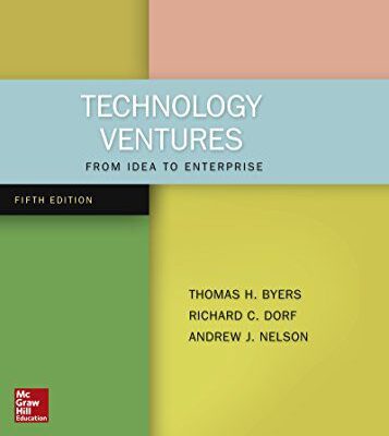 خرید و دانلود نسخه کامل کتاب Technology Ventures: From Idea to Enterprise (5th Edition) _   PDF
