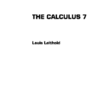 خرید و دانلود نسخه کامل کتاب The Calculus 7 7th edition BY Leithold –  Pdf