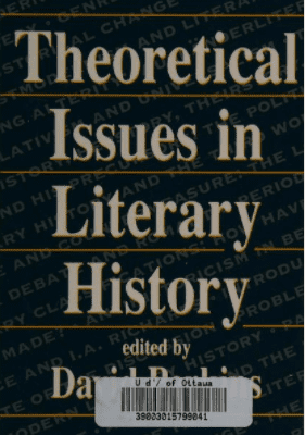 خرید و دانلود نسخه کامل کتاب Theoretical Issues in Literary History –  Pdf