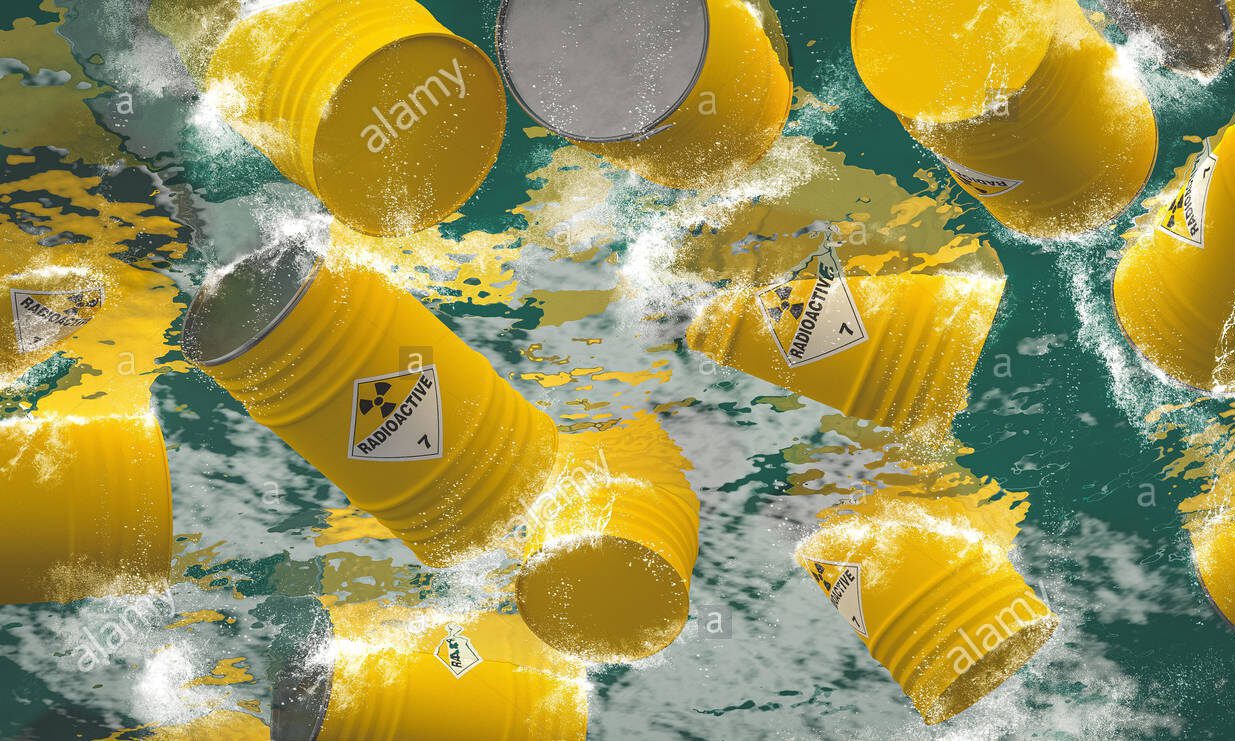 نشت-رادیواکتیو-به-دریا-e1610982101152 دانلود و خرید جزوه اثرات ورود مواد رادیو اکتیو به اکوسیستم دریا - تصویر 1