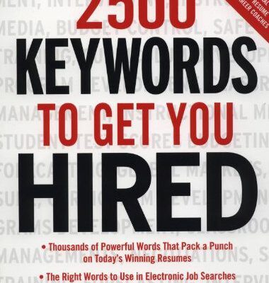 خرید و دانلود نسخه کامل کتاب 2500 Keywords to Get You Hired –  PDF