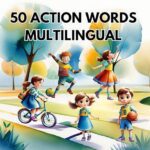 خرید و دانلود نسخه کامل کتاب 50 ACTION WORDS.: MULTILINGUAL –  +  PDF