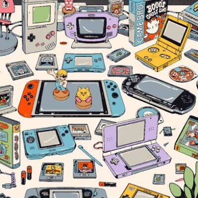 خرید و دانلود نسخه کامل کتاب A Handheld History: A comprehensive celebration of handheld consoles and their iconic games from indie journal publisher Lost In Cult