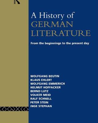 خرید و دانلود نسخه کامل کتاب A history of German literature: from the beginnings to the present day –  PDF