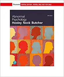 خرید و دانلود نسخه کامل کتاب Abnormal Psychology (18th Edition) BY Hooley –  Pdf