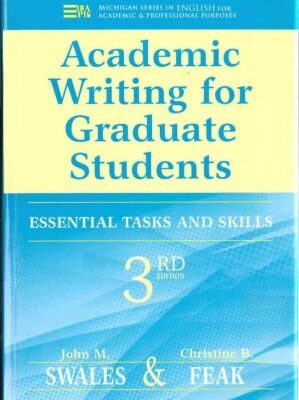 خرید و دانلود نسخه کامل کتاب Academic Writing for Graduate Students: Essential Tasks and Skills (3rd Edition) – Pdf