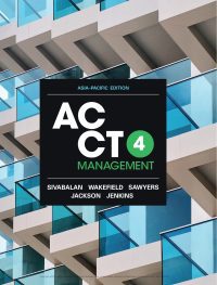 خرید و دانلود نسخه کامل کتاب ACCT4 Management, Asia-Pacific Edition (4th Edition) –  Pdf