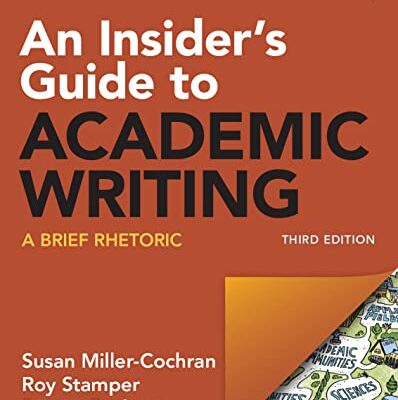خرید و دانلود نسخه کامل کتاب An Insider’s Guide to Academic Writing (3rd Edition) –  +  Pdf