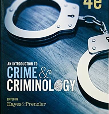 خرید و دانلود نسخه کامل کتاب An Introduction to Crime and Criminology (4th Edition)  –  PDF