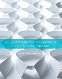 خرید و دانلود نسخه کامل کتاب Apparel Production Management and the Technical Package –  Pdf