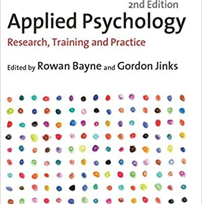 خرید و دانلود نسخه کامل کتاب Applied Psychology: Research, Training and Practice (2nd Edition) –  Pdf