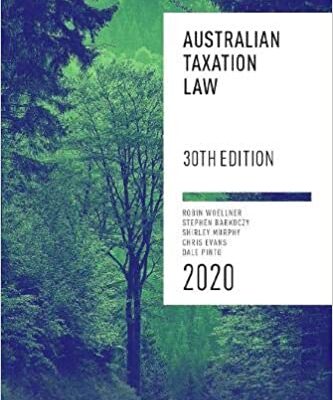 خرید و دانلود نسخه کامل کتاب Australian Taxation Law 2020 –  +  Pdf