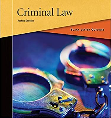 خرید و دانلود نسخه کامل کتاب Black Letter Outline on Criminal Law (3rd Edition) –  +  Pdf