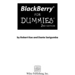 خرید و دانلود نسخه کامل کتاب BlackBerry For Dummies, 2nd Edition (For Dummies (Computer Tech))