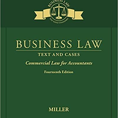 خرید و دانلود نسخه کامل کتاب Business Law: Text & Cases – Commercial Law for Accountants (14th Edition) –  Pdf