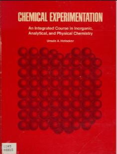 خرید و دانلود نسخه کامل کتاب Chemical experimentation; an integrated course in inorganic, analytical, and physical chemistry – Pdf