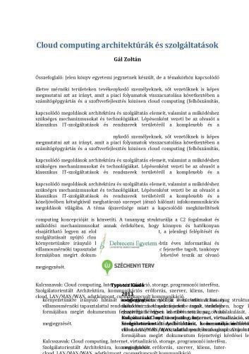 خرید و دانلود نسخه کامل کتاب Cloud computing architektúrák és szolgáltatások_685d0f66ce9fb.jpeg خرید و دانلود نسخه کامل کتاب Cloud computing architektúrák és szolgáltatások
