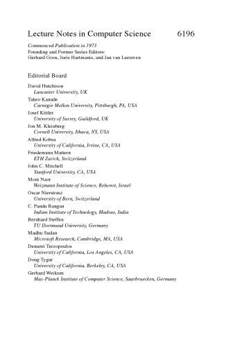 خرید و دانلود نسخه کامل کتاب Computing and Combinatorics: 16th Annual International Conference, COCOON 2010, Nha Trang, Vietnam, July 19-21, 2010. Proceedings_685d1dfac7478.jpeg خرید و دانلود نسخه کامل کتاب Computing and Combinatorics: 16th Annual International Conference, COCOON 2010, Nha Trang, Vietnam, July 19-21, 2010. Proceedings