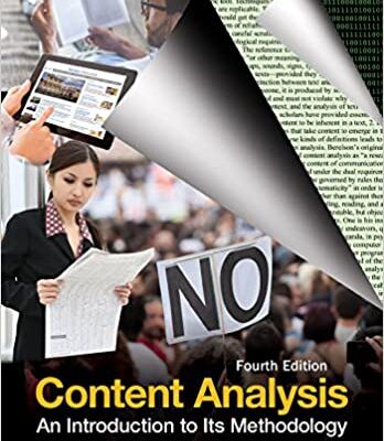 خرید و دانلود نسخه کامل کتاب Content Analysis: An Introduction to Its Methodology (4th Edition) –  +  pdf