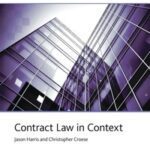 خرید و دانلود نسخه کامل کتاب Contract Law in Context –  Pdf