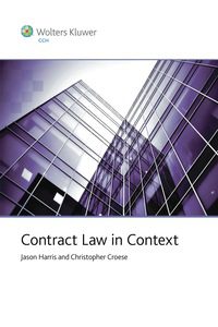 خرید و دانلود نسخه کامل کتاب Contract Law in Context –  Pdf