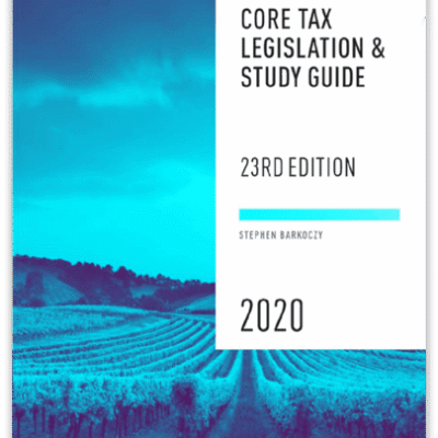 خرید و دانلود نسخه کامل کتاب Core Tax Legislation and Study Guide 2020 (23rd Edition) –  Pdf