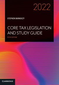 خرید و دانلود نسخه کامل کتاب Core Tax Legislation and Study Guide 2022 Core Tax Legislation and Study Guide 2022 (25th Edition) –  Pdf