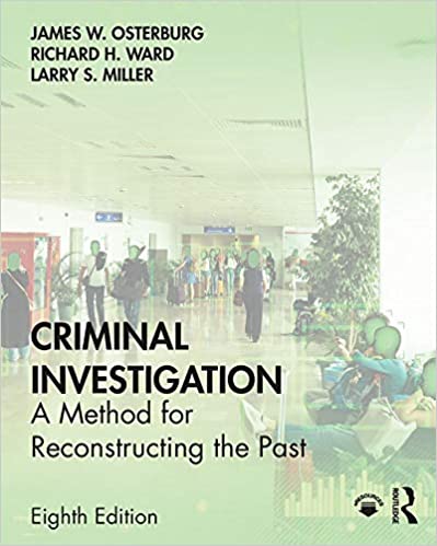 خرید و دانلود نسخه کامل کتاب Criminal Investigation: A Method for Reconstructing the Past (8th Edition) [2019] –  PDF