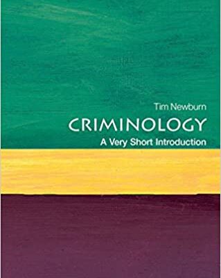 خرید و دانلود نسخه کامل کتاب Criminology: A Very Short Introduction (Very Short Introductions) –  PDF