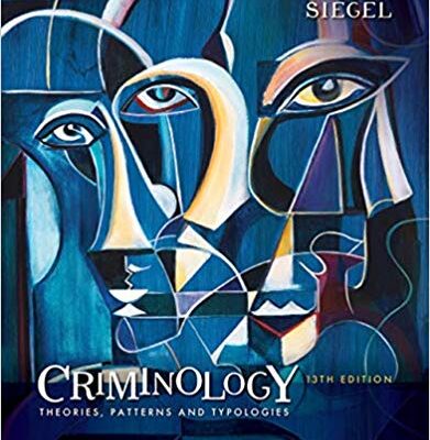 خرید و دانلود نسخه کامل کتاب Criminology: Theories, Patterns and Typologies 13th Edition