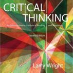 خرید و دانلود نسخه کامل کتاب Critical Thinking: An Introduction to Analytical Reading and Reasoning (2nd Edition) –  pdf