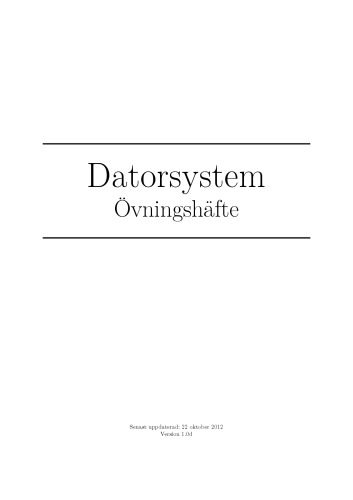 خرید و دانلود نسخه کامل کتاب Datorsystem : övningshäfte_6851568cee2c9.jpeg خرید و دانلود نسخه کامل کتاب Datorsystem : övningshäfte