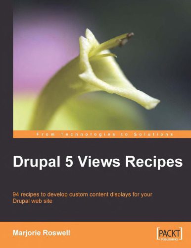 خرید و دانلود نسخه کامل کتاب Drupal 5 Views Recipes_686226f3413ec.jpeg خرید و دانلود نسخه کامل کتاب Drupal 5 Views Recipes