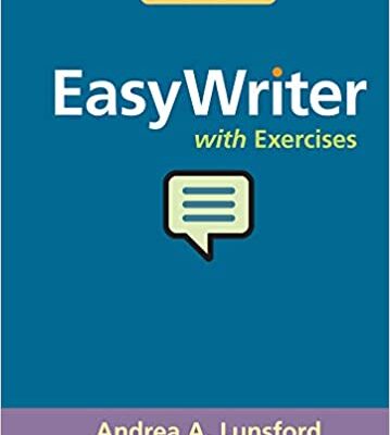 خرید و دانلود نسخه کامل کتاب EasyWriter with Exercises (7th Edition) BY Lunsford –  +  pdf