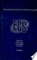 خرید و دانلود نسخه کامل کتاب Electrochemistry in Mineral and Metal Processing VI –  Pdf