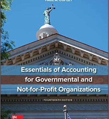 خرید و دانلود نسخه کامل کتاب Essentials of Accounting for Governmental and Not-for-Profit Organizations (14th Edition) – Print pdf