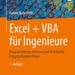 خرید و دانلود نسخه کامل کتاب Excel + VBA für Ingenieure: Programmieren erlernen und technische Fragestellungen lösen