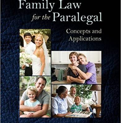 خرید و دانلود نسخه کامل کتاب Family Law for the Paralegal: Concepts and Applications (3rd Edition) –  +  pdf