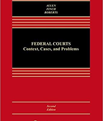 خرید و دانلود نسخه کامل کتاب Federal Courts:  Context Cases and Problems (Aspen Casebook) –  +  pdf
