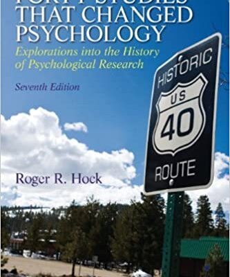 خرید و دانلود نسخه کامل کتاب Forty Studies that Changed Psychology (7th Edition) [2019] –  PDF