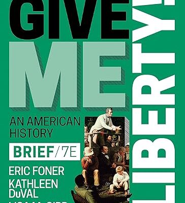 خرید و دانلود نسخه کامل کتاب Give Me Liberty! (Brief Seventh Edition) (Vol. Combined Volume) (7th Edition) –  +  Pdf