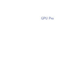 خرید و دانلود نسخه کامل کتاب GPU Pro : advanced rendering techniques