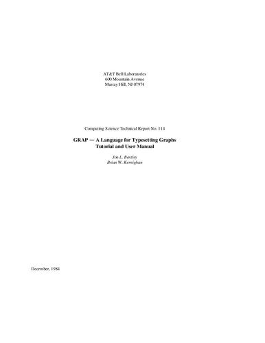 خرید و دانلود نسخه کامل کتاب GRAP – A Language for Typesetting Graphs: Tutorial and User Manual_684abaf5b588b.jpeg خرید و دانلود نسخه کامل کتاب GRAP – A Language for Typesetting Graphs: Tutorial and User Manual